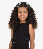 Conjunto Regata Com Shorts Malhão Fruit Rovi Kids Preto