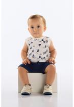 Conjunto Regata e Bermuda Bebê Quimby