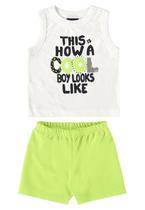 Conjunto Regata e Bermuda Infantil Guloseima Conjunto Regata e Bermuda Infantil Guloseima