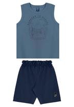 Conjunto Regata e Bermuda Menino Bee Loop Conjunto Regata e Bermuda Menino Bee Loop