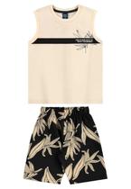 Conjunto Regata e Bermuda Menino Bee Loop