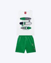 Conjunto Regata e Bermuda Moletom Infantil Masculino Kyly 1001348