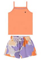 Conjunto Regata e Short Menina Bee Loop