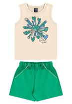 Conjunto Regata e Short para Menina Bee Loop