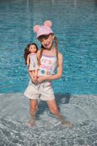 Conjunto Regata e Shorts- Menina e Boneca Conjunto Regata e Shorts- Menina e Boneca