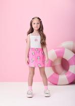 Conjunto Regata e Shorts Picolé Divertido Momi