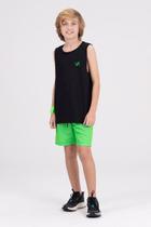 Conjunto Regata Infantil Aplique Neon