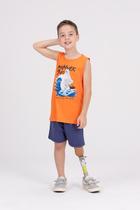 Conjunto Regata Infantil Summer Surf Laranja