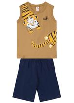 Conjunto Regata Meia Malha / Bermuda Moletinho 260000040445 BRANDILI