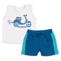 Conjunto Regata Meia Malha e Bermuda Lambreta Conjunto Regata Meia Malha e Bermuda Lambreta