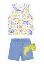 Conjunto Regata Oceano Bermuda Infantil Elian