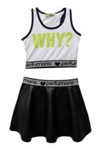 Conjunto Regata Saia Preto Pituchinhus