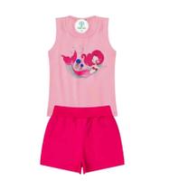 Conjunto Regata Sereia Meia-Malha c/ Shorts Tam. 1