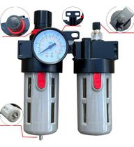 Conjunto Regulador Lubrifil Grande 1/2 Profissional Frl-01 Conjunto Regulador Lubrifil Grande 1/2 Profissional Frl-01