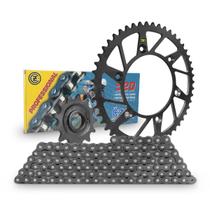 Conjunto Relação Transmissão Durag Corrente Cz S/ Retentor Cr 125 Crf 250x Crf 250r