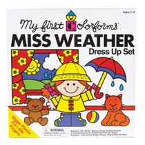 Conjunto remarcável Colorforms My First Miss Weather Dress Up