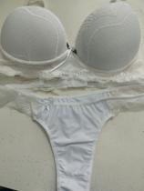 Conjunto renda branca Conjunto renda branca