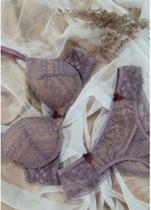 Conjunto Rendado Com Bojo Inteiro Ref.: 22015 Conjunto Rendado Com Bojo Inteiro Ref.: 22015