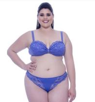 Conjunto Rendado Lilás Plus size Tam. 54 Conjunto Rendado Lilás Plus size Tam. 54