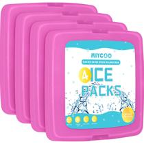 Conjunto reutilizável Ice Packs MIYCOO Slim, pacote com 4 pacotes de 13x1,8x13 cm Conjunto reutilizável Ice Packs MIYCOO Slim, pacote com 4 pacotes de 13x1,8x13 cm