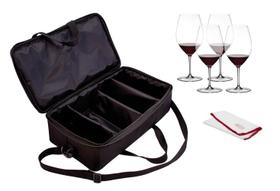 Conjunto Riedel Gift Maleta Com 4 Taças E Pano Microfibra