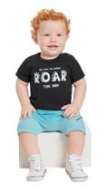 Conjunto Roar Bebê Menino Time Kids Malha Premium Moletinho 7841