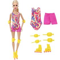 Conjunto Roupa Barbie Patinadora O Filme + Patins