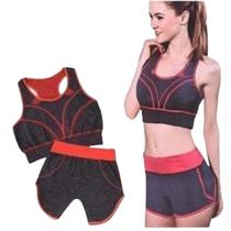 Conjunto Roupa de Musculação Treino Exercício Funcional Yoga Ginática
