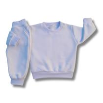 Conjunto Roupa Infantil de Frio Moletom Basico Grosso Liso Bebê