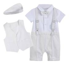 Conjunto Roupa Menino Bebê Batizado Casamento Festa + Boina Conjunto Roupa Menino Bebê Batizado Casamento Festa + Boina