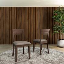 Conjunto Rubi com 2 Cadeiras Café Madeira Pinus - Finestra