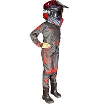 Conjunto rugge leon preto vermelho Conjunto rugge leon preto vermelho