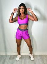 Conjunto Runner - Uva com cinza Conjunto Runner - Uva com cinza