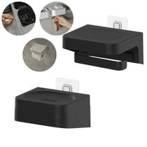 Conjunto Saboneteira Prática Com Gancho Assistente + Porta Papel Higienico Instalação Parede Sem Furo Banheiro Box - Ou Conjunto Saboneteira Prática Com Gancho Assistente + Porta Papel Higienico Instalação Parede Sem Furo Banheiro Box - Ou