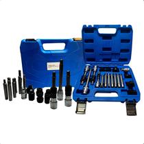 Conjunto Saca Polia Alternadores 18 Peças Profissional Conjunto Saca Polia Alternadores 18 Peças Profissional