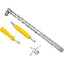 Conjunto Saca Válvulas De Pneus 4 Peças Vonder Conjunto Saca Válvulas De Pneus 4 Peças Vonder