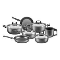 Conjunto Safira Antiaderente Grafite Com 7 Peças Mta 5650 Conjunto Safira Antiaderente Grafite Com 7 Peças Mta 5650