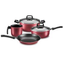 Conjunto Safira Cristal MTA 4 Peças Cor Cereja