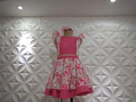Conjunto saia blusa infantil