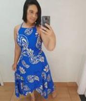 Conjunto saia + cropped modelo vestido social