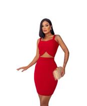 Conjunto Saia Curta Cropped Festa Feminino Brilho elegante Sofisticado