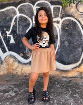 Conjunto Saia E Blusa Balone Cor:PretoTamanho:4