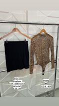 Conjunto saia e boddy Saia R39.90 Body 39.90