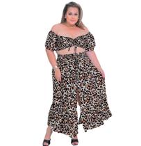 Conjunto Saia e Cropped CiganinhA Plus Size 2024