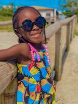 Conjunto Saia e Cropped Malha Stretch "Penachos" + Turbante