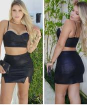 Conjunto saia e Cropped Conjunto saia e Cropped