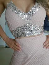 conjunto saia e cropped