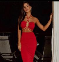 Conjunto saia e top Red Conjunto saia e top Red