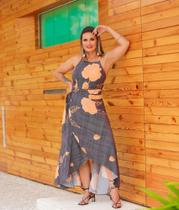 Conjunto saia envelope com croped Conjunto saia envelope com croped