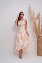 Conjunto Saia Envelope E Cropped Com Amarração Verão